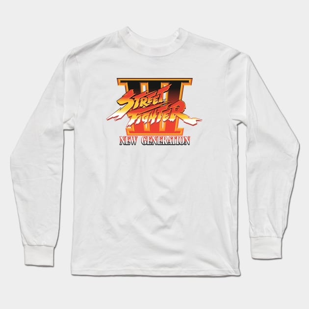 Street Fighter III - New Generation Long Sleeve T-Shirt by LeeRobson